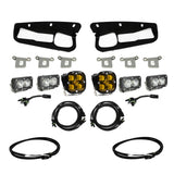 Ford Squadron SAE/Dual S2 Sport Steel Bumper Fog Pocket Light Kit - Ford 2021-2026 Bronco; 2022-2026 Bronco Raptor