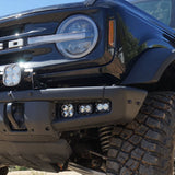 Ford Squadron Pro/Dual S2 Sport Steel Bumper Fog Pocket Light Kit - Ford 2021-2026 Bronco; 2022-2026 Bronco Raptor