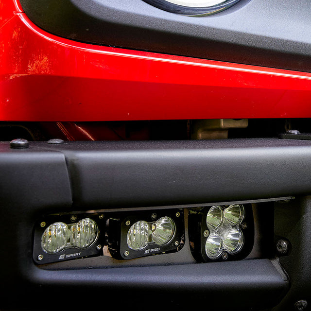 Ford Squadron Pro/Dual S2 Sport Steel Bumper Fog Pocket Light Kit - Ford 2021-2026 Bronco; 2022-2026 Bronco Raptor