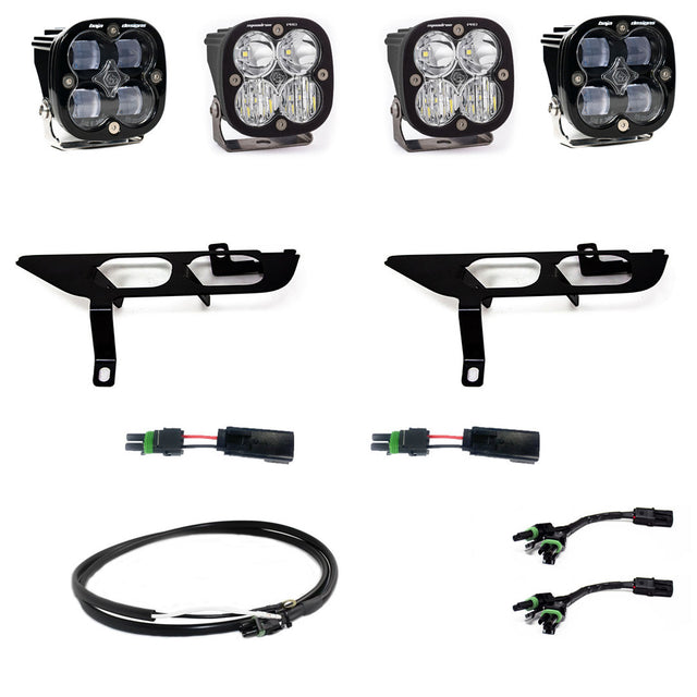 Ford Squadron SAE/Pro Fog Pocket Light Kit - Ford 2021-23 F-150