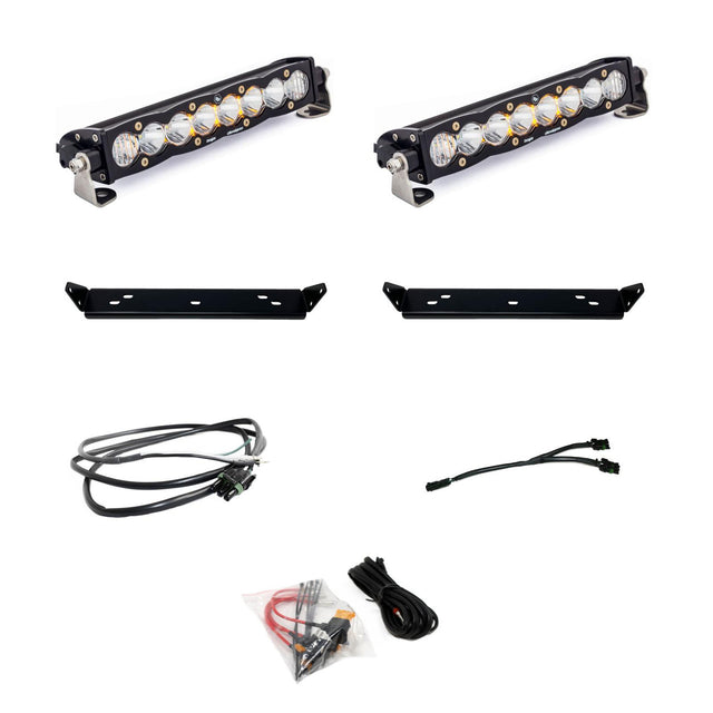 Kit de calandre arrière transparent S8 D/C de 10 pouces pour modèles Ford Raptor Baja de 21 pouces