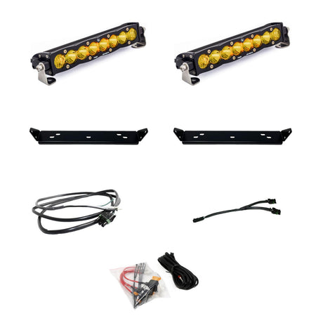 10 Inch S8 D/C Clear Behind Grill Kit fits 21-On Ford Raptor Baja Designs