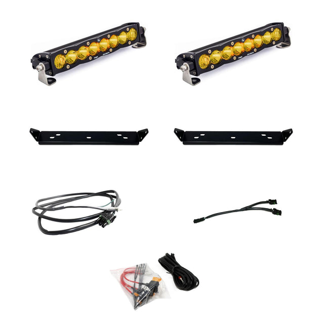 Kit de calandre arrière transparent S8 D/C de 10 pouces pour modèles Ford Raptor Baja de 21 pouces
