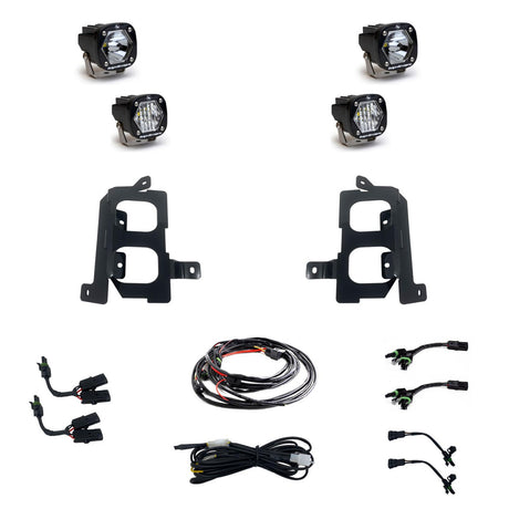 GMC S1 Dual Fog Pocket Light Kit - GMC 2019-22 Sierra 1500