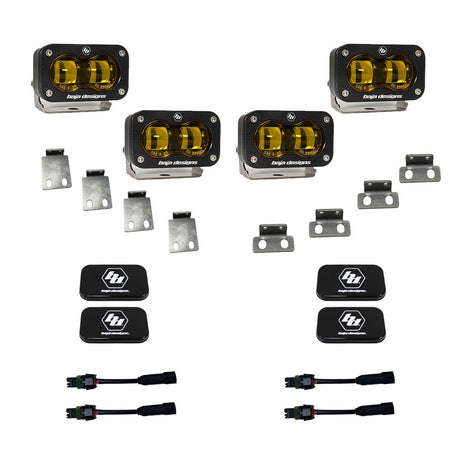 Ford Raptor S2 SAE Dual Fog Pocket Kit - Ford 2021-2026 F-150 Raptor, 2024-2026 F-150 Raptor 37/R