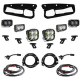 Ford S2 SAE “Sportsmen” Fog Pocket Light Kit - Ford 2021-2026 Bronco; Steel Bumper