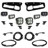 Ford S2 SAE “Sportsmen” Fog Pocket Light Kit - Ford 2021-2026 Bronco; Steel Bumper