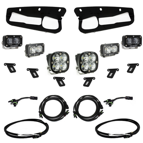 Ford S2 SAE “Sportsmen” Fog Pocket Light Kit - Ford 2021-2026 Bronco; Steel Bumper