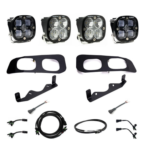 Ford Squadron SAE/Squadron Pro Dual Fog Pocket Light Kit - Ford 2023-2026 F-250/350 Super Duty