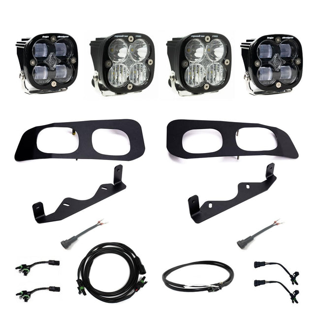 Ford Squadron SAE/Squadron Pro Dual Fog Pocket Light Kit - Ford 2023-2026 F-250/350 Super Duty
