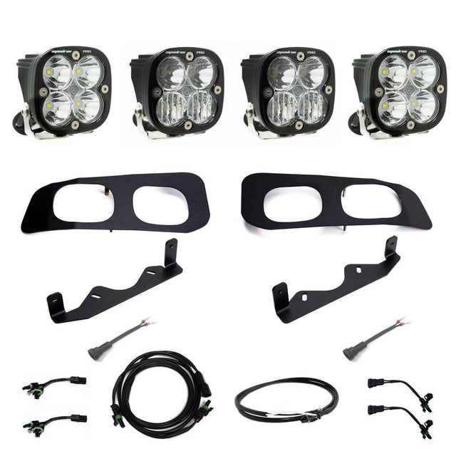 Kit de phares antibrouillard doubles Baja Designs Squadron Pro - Ford F-250/350 Super Duty 2023-2026