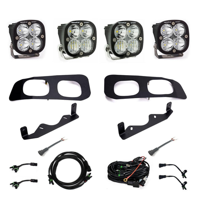 Ford Squadron Sport Dual Fog Pocket Light Kit - Ford 2023-2026 F-250/350 Super Duty