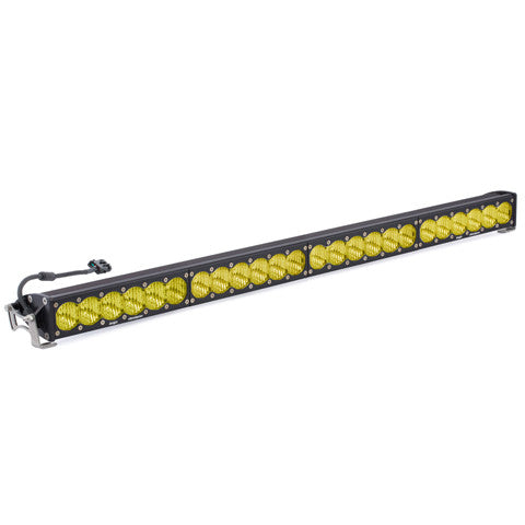 Barre lumineuse LED de 50 pouces, modèle de conduite large ambre, série OnX6, conceptions Baja