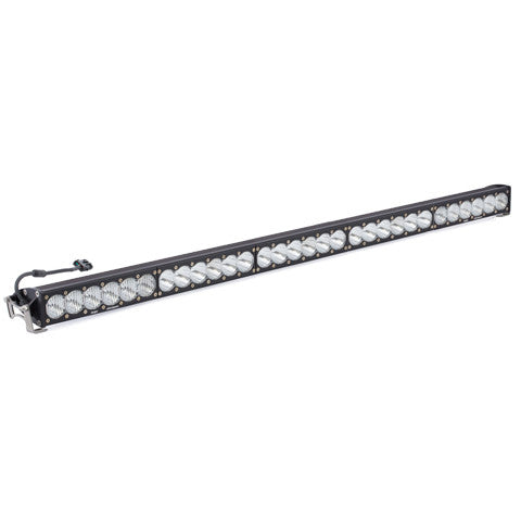 Barre lumineuse LED de 50 pouces, modèle de conduite large ambre, série OnX6, conceptions Baja