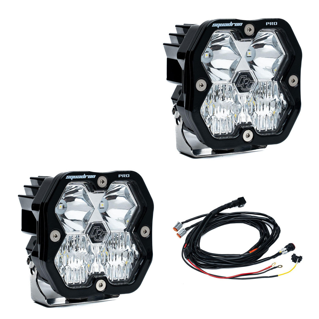 Squadron 2.0 Pro Black LED Auxiliary Light Pod Pair - Universal