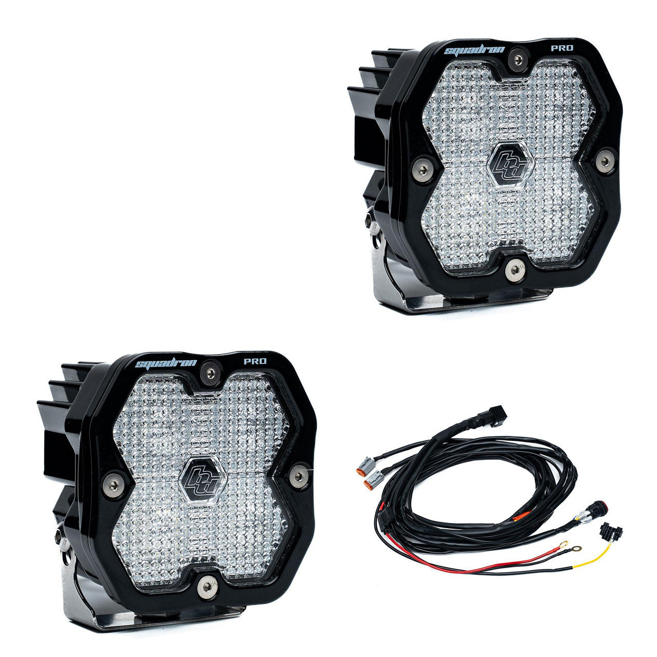 Squadron 2.0 Pro Black LED Auxiliary Light Pod Pair - Universal