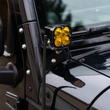 Paire de pods lumineux auxiliaires LED Squadron Pro noirs - Universels
