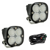 Paire de pods lumineux auxiliaires LED Squadron Pro noirs - Universels
