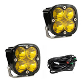 Paire de pods lumineux auxiliaires LED Squadron Pro noirs - Universels