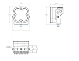 XL Pro LED Auxiliary Light Pod Pair - Universal