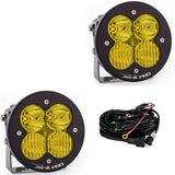 Paire de modules de lumière LED à lentille ambre, motif de virage large, série XL R Pro, modèles Baja