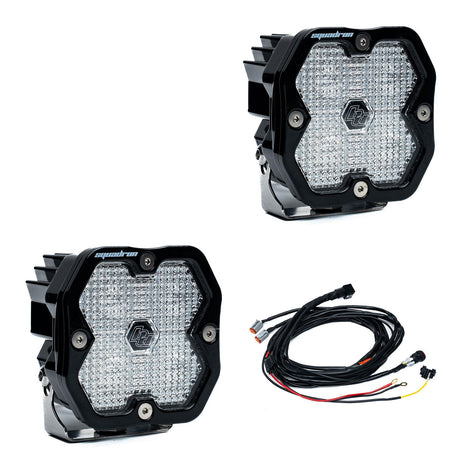 Squadron 2.0 Sport Black LED Auxiliary Light Pod Pair - Universal
