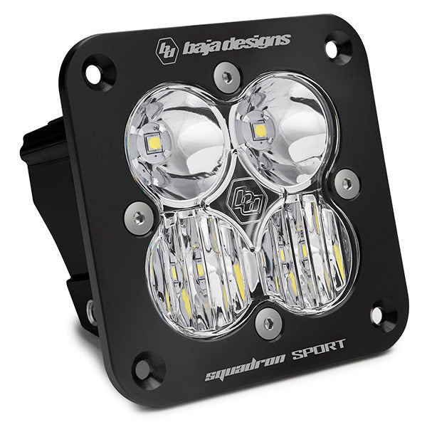 Phare auxiliaire à LED encastré Squadron Sport noir – Universel