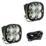 Paire de phares auxiliaires LED Squadron Sport noirs - Universel