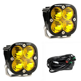 Paire de phares auxiliaires LED Squadron Sport noirs - Universel