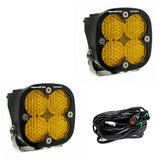 Paire de phares auxiliaires LED Squadron Sport noirs - Universel