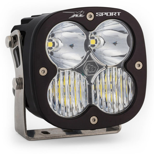 Pods de lumière LED à lentille ambre Spot XL Sport dans les virages larges Baja Designs