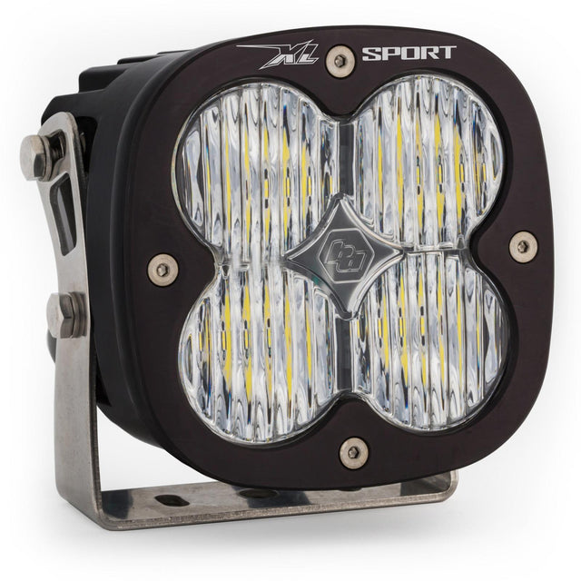 Pods de lumière LED à lentille ambre Spot XL Sport dans les virages larges Baja Designs