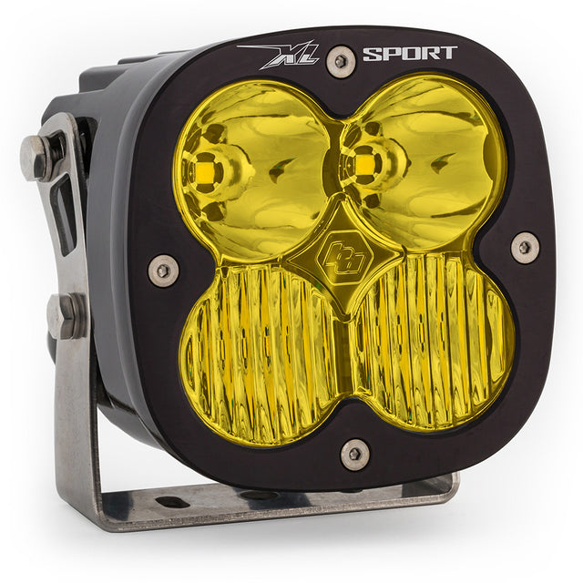 Pods de lumière LED à lentille ambre Spot XL Sport dans les virages larges Baja Designs