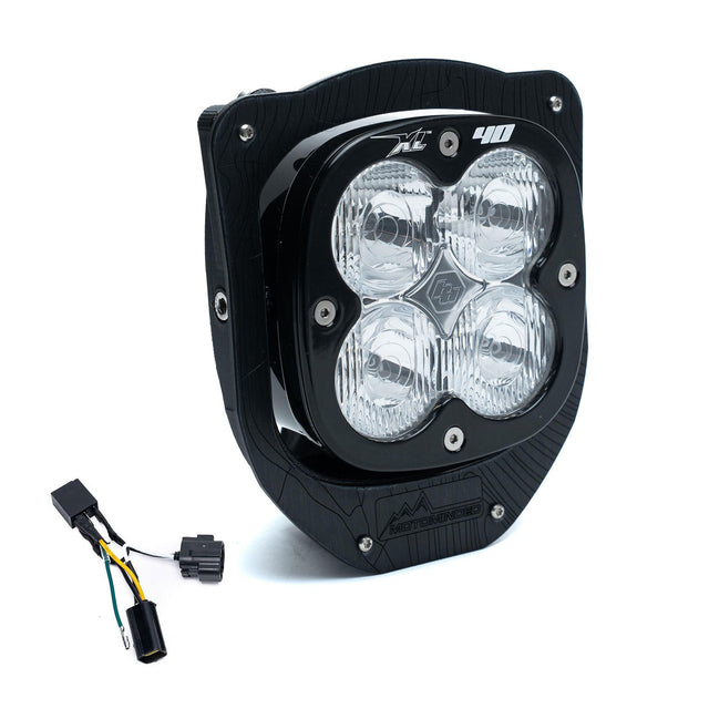 XL40 (D/C) LED Headlight Kit w/ Hi-Low Harness - Husqvarna FE-S ('24-26)
