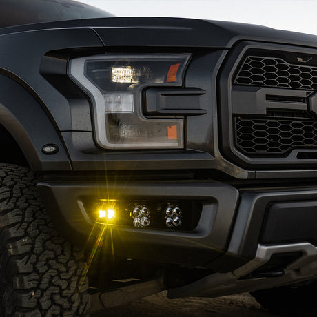Ford Raptor Squadron/S2 SAE "Sportsman" Fog Pocket Light Kit - Ford 2017-20 F-150