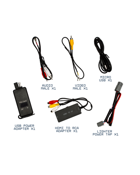 Kit d'entrée Hdmi Av pour Uconnect 8,4″ et 12″