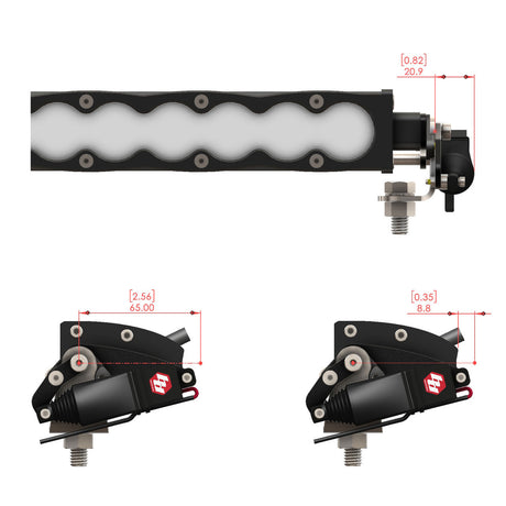 Kit d'actionneur lumineux REFLEX™ – Barre lumineuse S8 – Universel