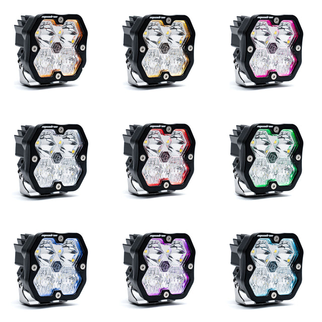 Squadron 2.0 Sport Black LED Auxiliary Light Pod Pair - Universal