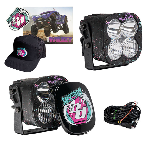 Paire de phares LED Baja Designs x Shreddy XL Pro édition limitée