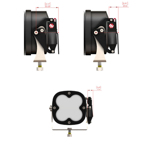 Kit d'actionneur lumineux REFLEX™ – Boîtier LP4/LP6/LP9/XL-M - Universel