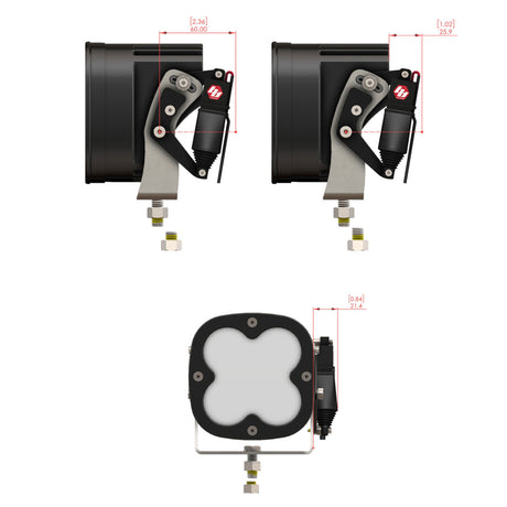 REFLEX™ Kit d'actionneur lumineux – Boîtier standard XL – Universel
