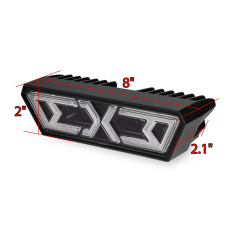 AlphaRex Arrow-X Multi-functional Off-Road Chase Light - Black