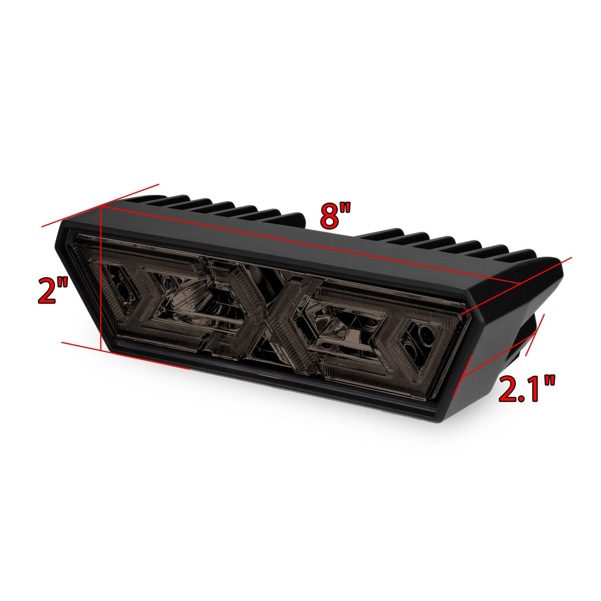 AlphaRex Arrow-X Multi-functional Off-Road Chase Light - Black Smoke
