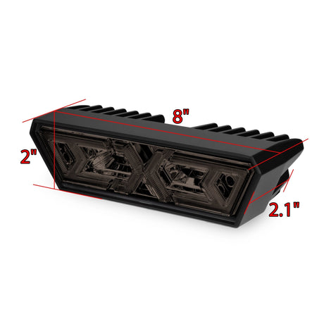 AlphaRex Arrow-X Multi-functional Off-Road Chase Light - Black Smoke