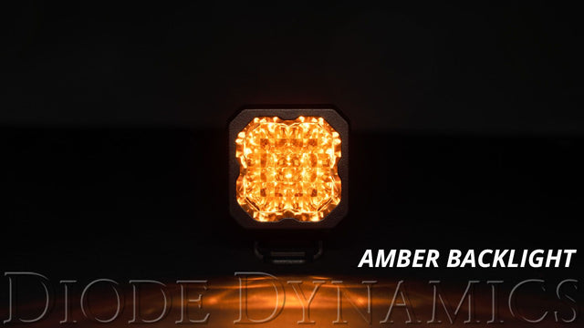 SSC1 Yellow Sport Standard LED Pod (one)
