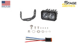 Stage Series C2 2" Sae/Dot Jaune Pod Led encastré (paire)