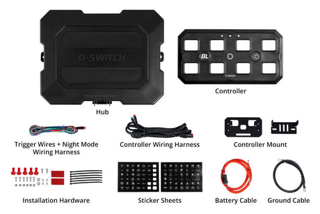 D-Switch Hub Mounting Kit for 2018-2026 Jeep Gladiator