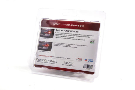 2009-2013 Infiniti G37 Sedan Tail as Turn Module (USDM) (pair)