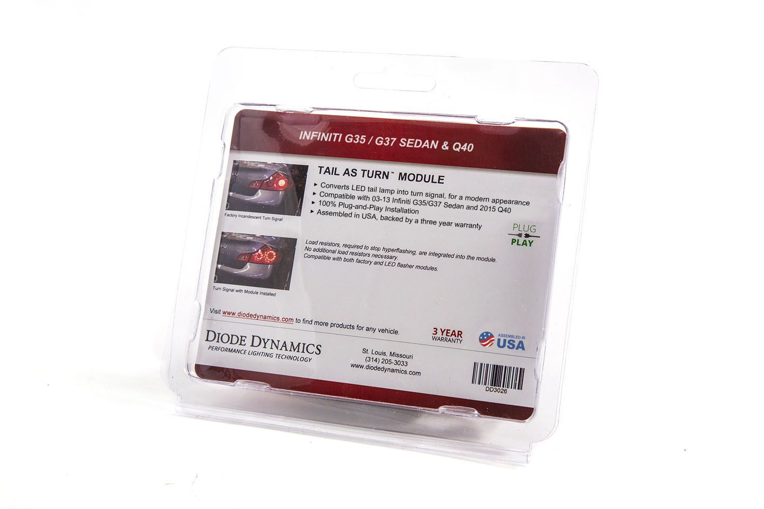 2003-2008 Infiniti G35 Sedan Tail as Turn Module (USDM) (pair)