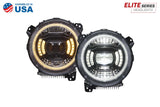 Phares LED Elite pour Jeep JL/JT Wrangler 2018-2023